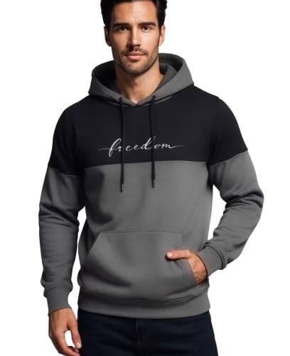 Color Block Printed Hoodie for Men|| Sweatshirt Regular Fit