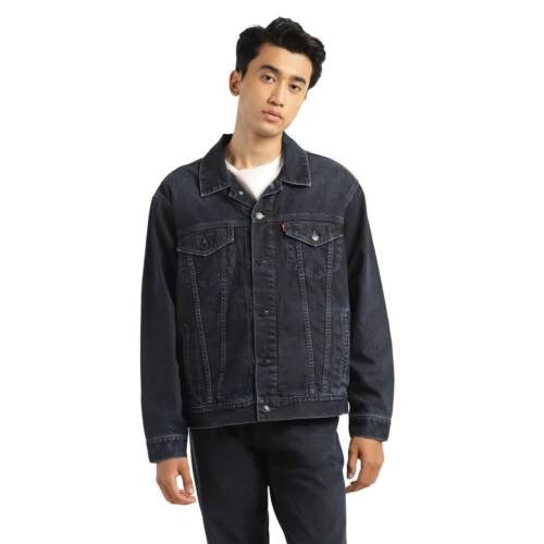 Men's Solid Blue Collar Neck Jacket