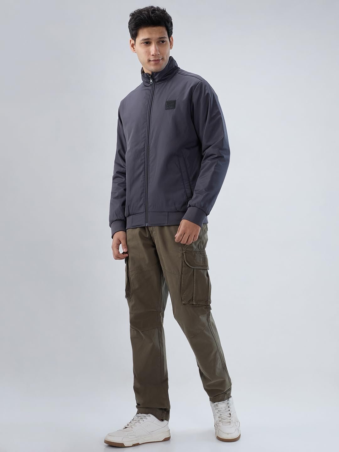 Men Green Regular Fit Mid Rise Casual Cargo (Size:40)-MTRCG1BE029 - Image 2