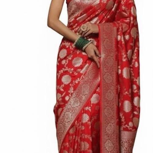 Women's Original Royal Rajwadi Wedding special Pure Soft Kanchi Pattu Kanjivaram Kanchipuram Dola Silk Banarasi Style Saree With Blouse piece - isp v53.39_2