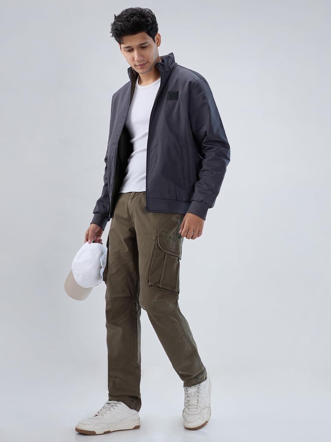 Men Green Regular Fit Mid Rise Casual Cargo (Size:40)-MTRCG1BE029 - Image 5