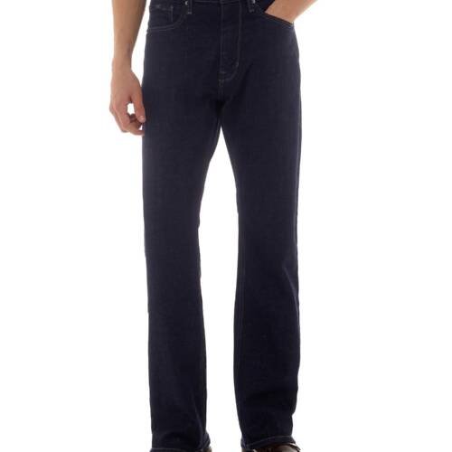Men's Rinsed Bruce Bootcut Fit Jeans (FMJEN10269_Blue)