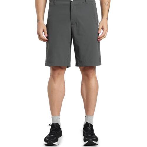 Men’s Training Woven Shorts | Stretch Elastic Fabric | Lightweight Breathable Activewear for Gym, Training, Running & Sports Wear | Grey |XL