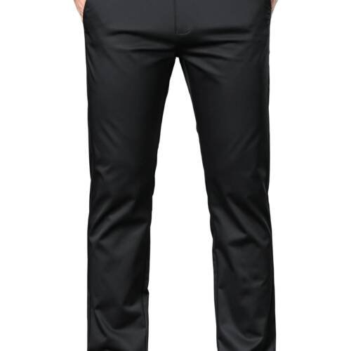 Regular Classic Design for Business and Formal Occasions (Men's Stretch Dress Pants 126_Black