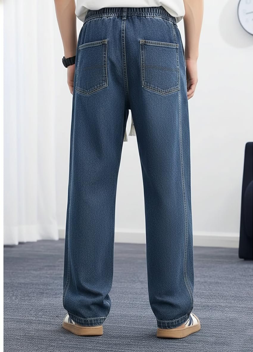 Jeans for Man || Straight Fit Jeans for Man || Straight Fit Pant for Men (JEANS-18-Blue-ElstUp) - Image 2