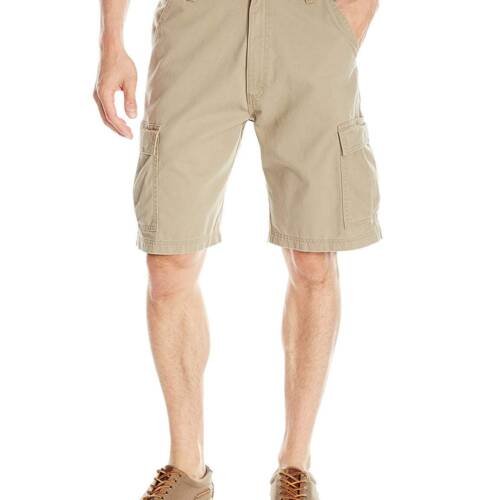 Wrangler Men's Authentics Classic Cargo Short, British Khaki Twill