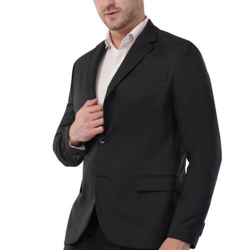 Men's Formal Blazer/Coat, dri-fit Fabric, Office Jet Black