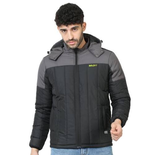 Jacket for Men Quilted Hooded Winter Jackets for Men & Boys Full Sleeve Mens Jacket Monsoon Jackets for Men All Weather Jacket for Men Wear Bomber Jacket for Men Jerkin for Men Padded Jacket S