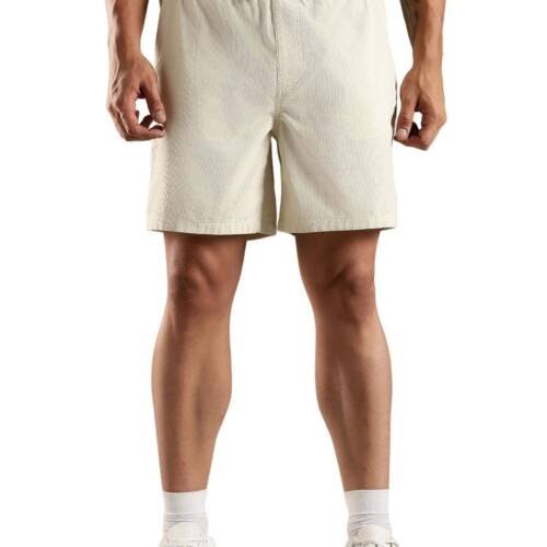 Regular Fit Textured Mid Rise Shorts