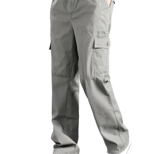 Men Cargo || Cotton Cargo Pants for Men (118-Grey-M)