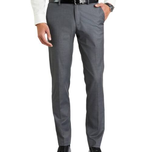 Men's Mid Rise Slim Fit Formal Pants (Charcoal Grey_30)