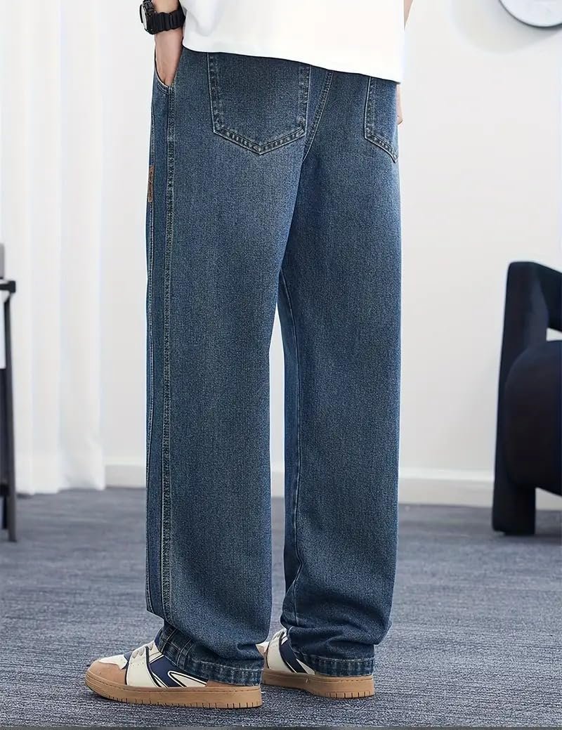 Jeans for Man || Straight Fit Jeans for Man || Straight Fit Pant for Men (JEANS-18-Blue-ElstUp) - Image 3