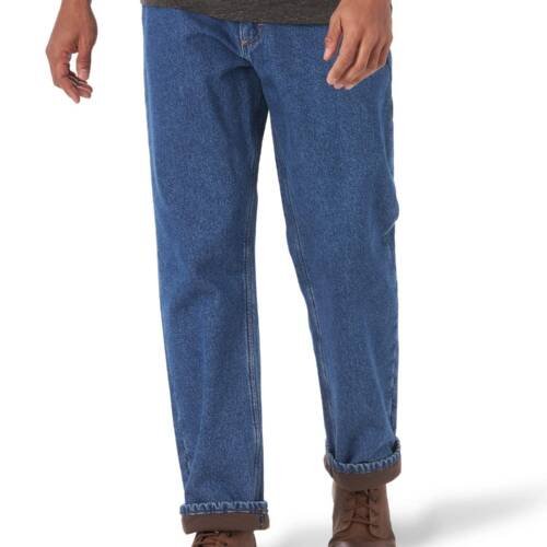 Men's Fleece Lined Five Pocket Jean, Stonewash, 30W x 30L